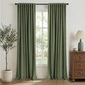 INOVADAY 100% Blackout Linen Curtains by INOVADAY