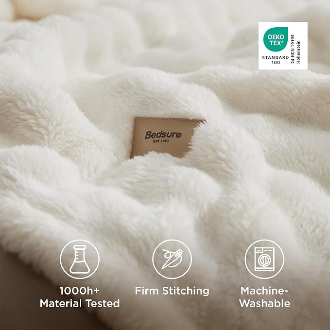 Bedsure 3D Bubble King Size Blanket - Image 5