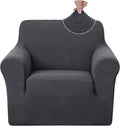 U-NICE HOME Stretch Recliner Chair Cover Armchair Slipcover, Dark Grey | by U-NICEHOME