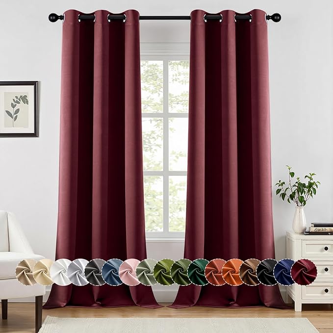 MIULEE Christmas Blackout Curtains by MIULEE