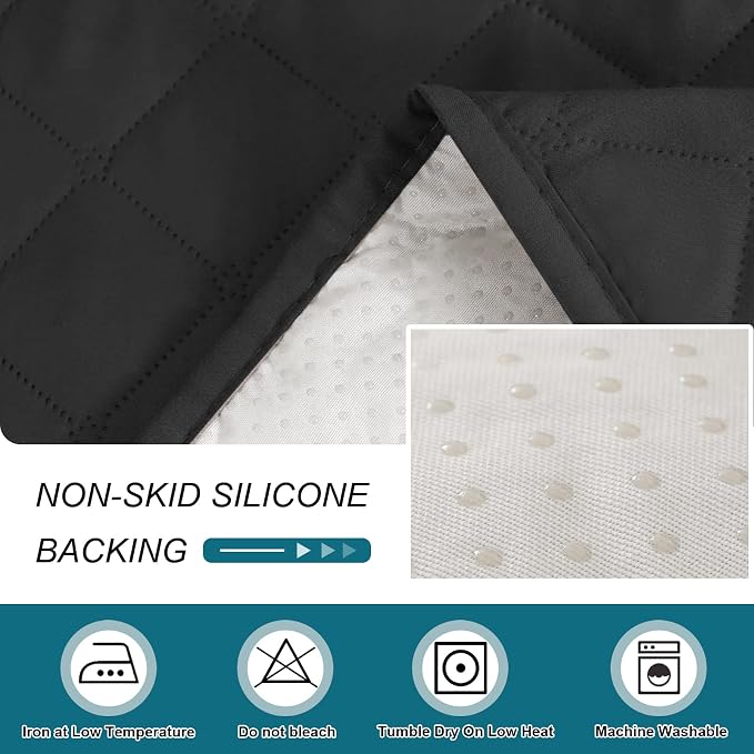 Turquoize 100% Waterproof Sofa Covers Chaise Lounge L Shape Sofa Protector Slip - Image 7
