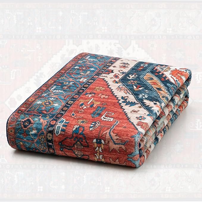 SERISSA 2x3 Washable Non Slip Boho Small Area Rug - Image 8