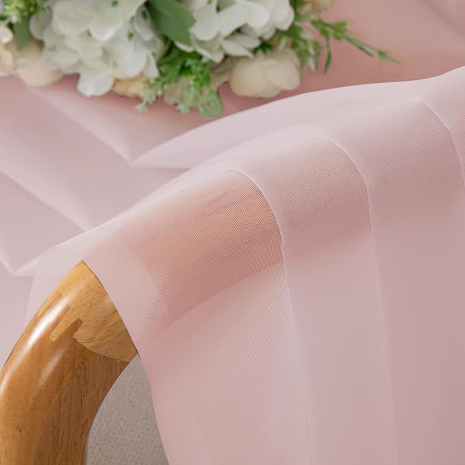 Sheer Curtain 72 Inches Long 2 Panels Set, Elegant Airy Transparent Rod Pocket - Image 6