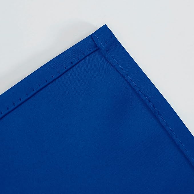 Blackout Curtains 52 x 120 Inch Long Royal Blue Curtains Set of 2 Panels Room - Image 7
