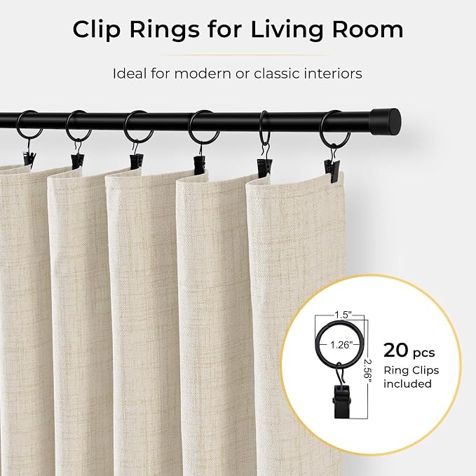 INOVADAY 100% Blackout Curtains - Image 5