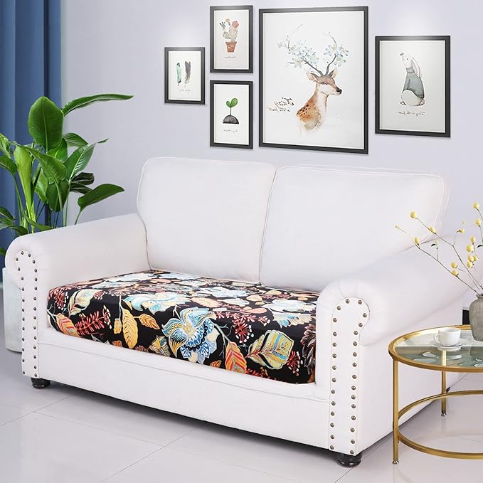 Printed Couch Cushion Covers, Sofa Covers Washable - Image 5