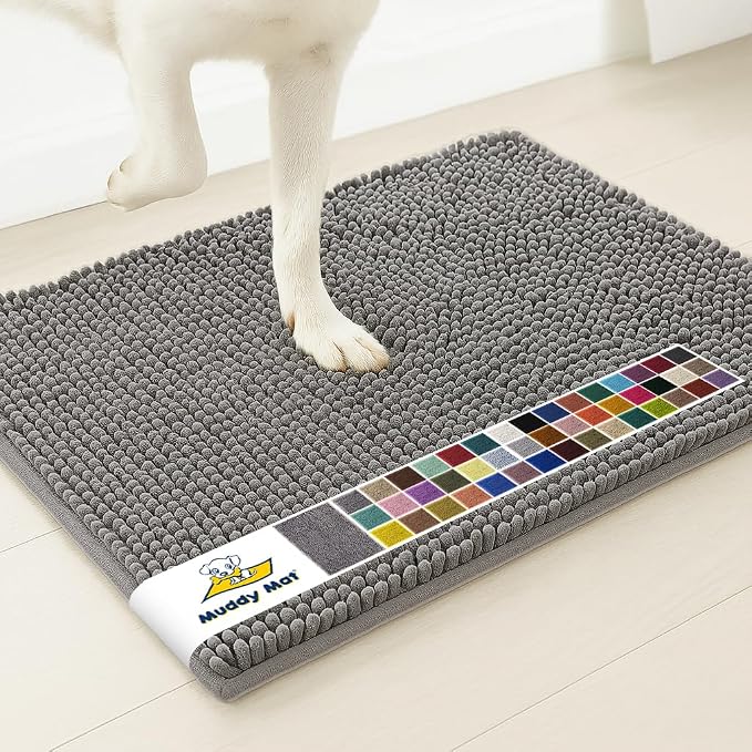 Muddy Mat® | Super Absorbent Door Mat Indoor, Microfiber Quick Dry Chenille by MuddyMat%C2%AE