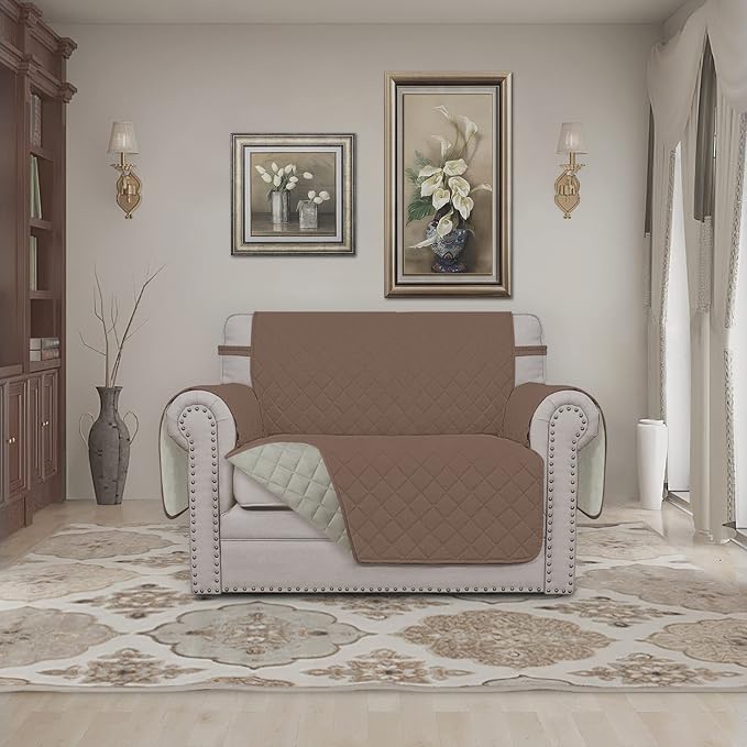 Easy-Going Reversible Couch Cover, Oversized Chair, Water Resistant Furniture - Image 2