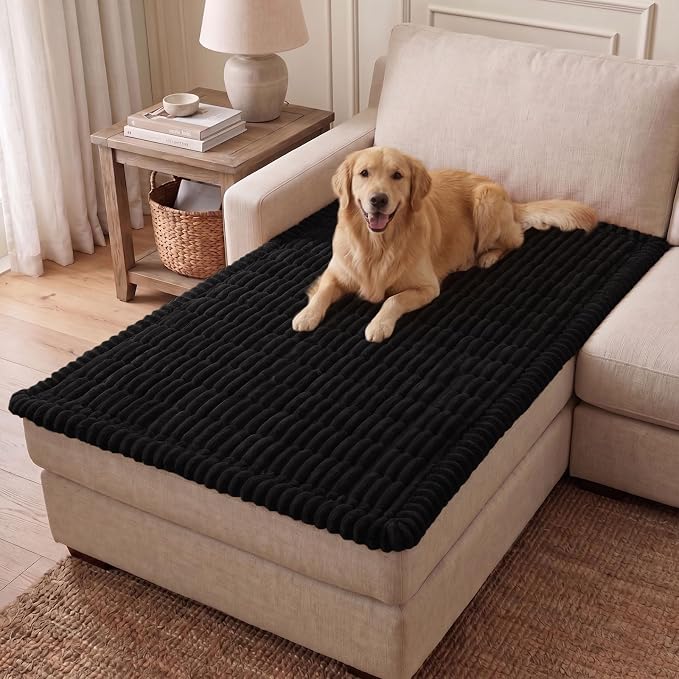 Couch Cover for Dogs, Washable Non Slip Plush Flannel Sofa Protector | Thick by hyha