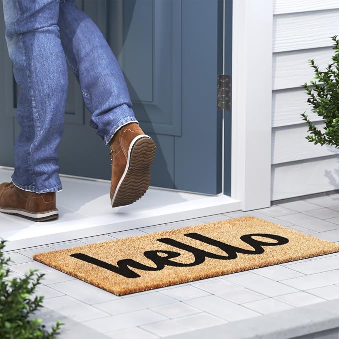 Barnyard Designs Front Door Welcome Mat | Printed Polyester Outdoor Rug - Image 4