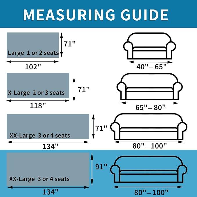 HAOMAIJIA Non Slip Couch Cover Sofa Covers - Image 4