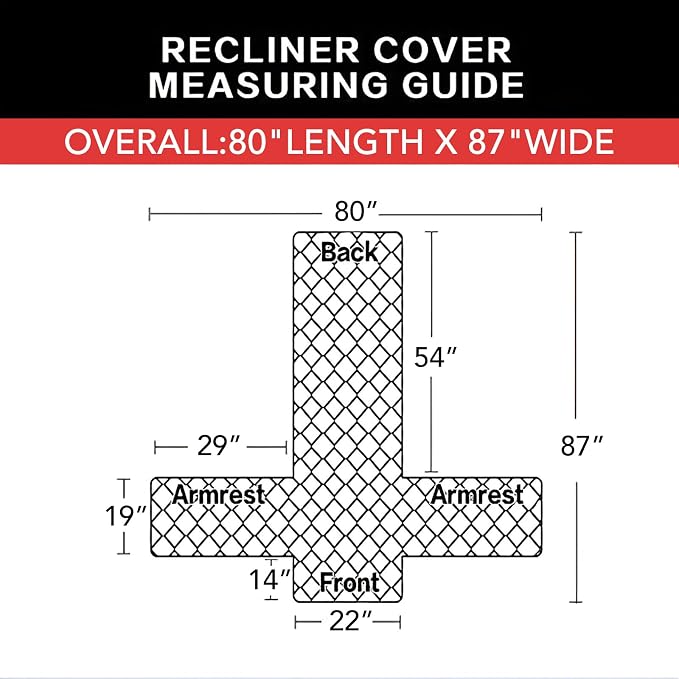 Easy-Going Reversible Couch Cover, Recliner 22 in, Water Resistant Furniture Mat - Image 6