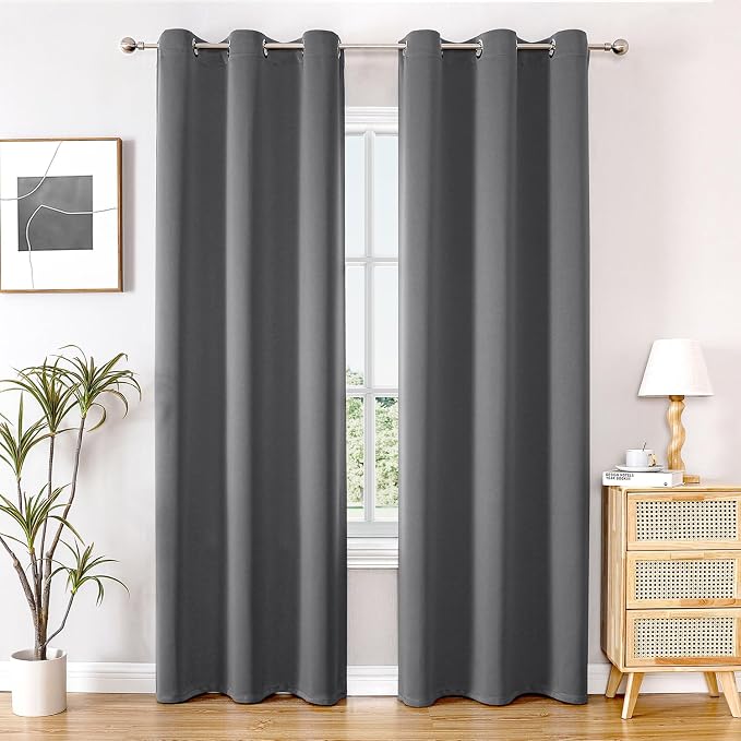 ChrisDowa Blackout Curtains for Bedroom and Living Room 72 Inches Long | 2 by ChrisDowa