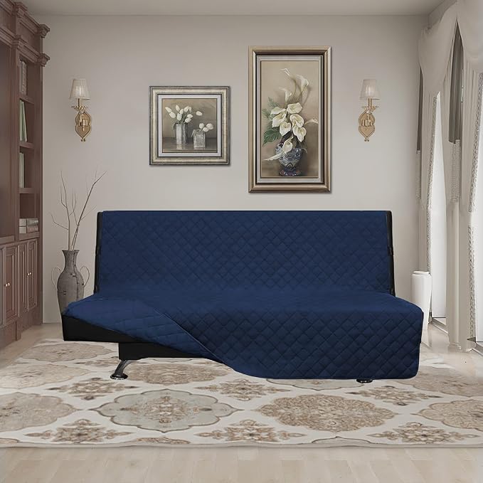 Easy-Going Reversible Couch Cover, Large Futon Sofa, Water Resistant Furniture - Image 2