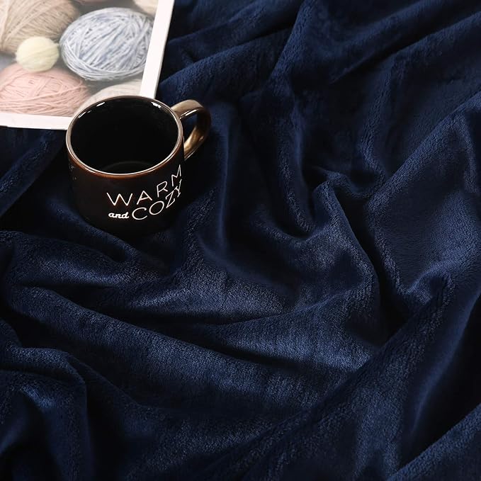 TASTHROW Large Flannel Fleece Throw Blanket, 50×70 Inch | Cozy Lightweight - Image 2