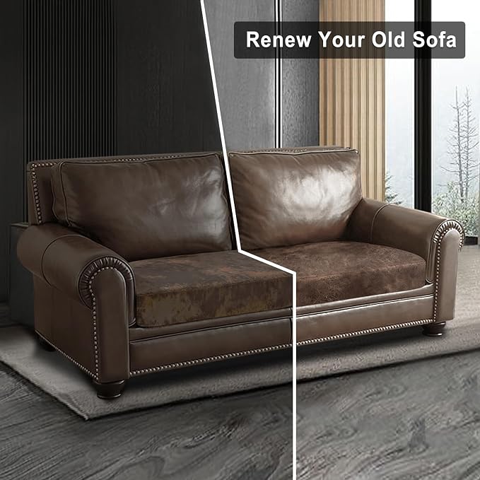 ANARACHON Leather Look Couch Cushion Covers Sofa Seat Slipcovers Sets Couches - Image 7