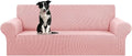 Stretch Oversized Couch Covers for Sofa Slipcover, Dusty Pink | 1-Piece by KEKUOU