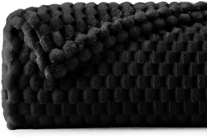 BEDELITE Black Large Throw Blanket - Image 9
