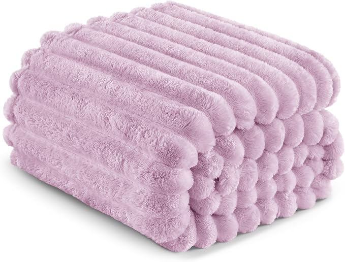 Exclusivo Mezcla Striped King Size Fleece Blanket - Image 6