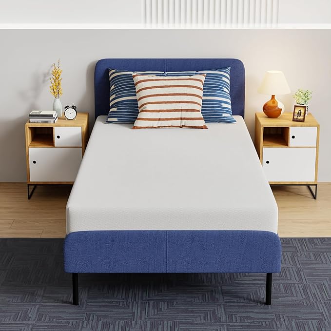 PayLessHere 6 Inch Twin XL Gel Memory Foam Mattress Fiberglass Free/CertiPUR-US Certified/Bed-in-a-Box/Cool Sleep & Comfy Support