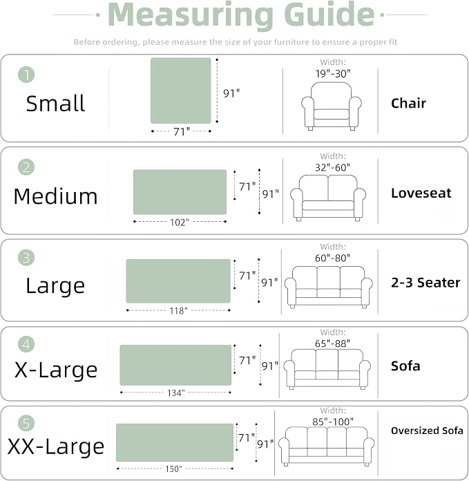 Couch Cover for Dogs Washable Sofa Cover, Sectional Couch Covers, Sofa Covers - Image 2