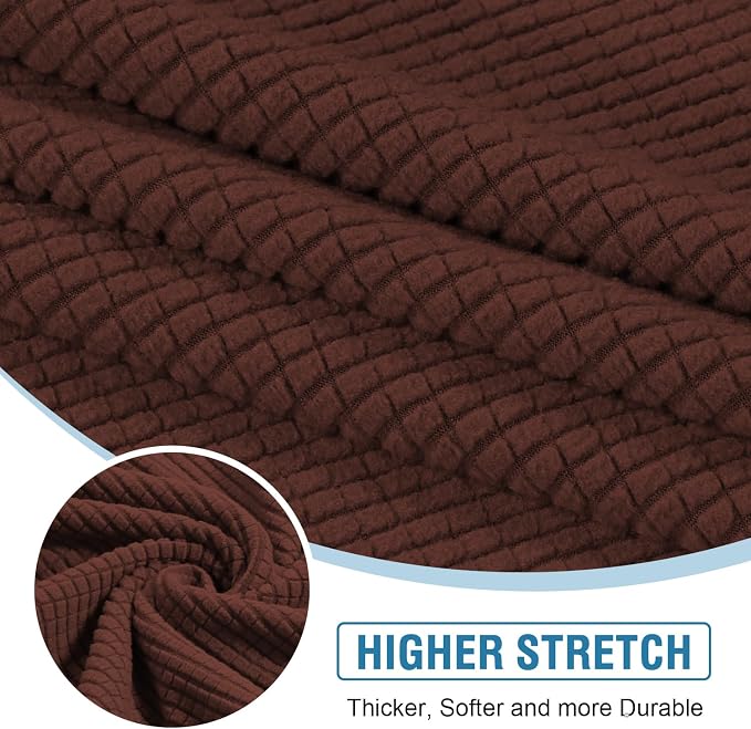 H.VERSAILTEX Sectional Couch Covers 1 Piece Chaise Slipcover L Shape Separate - Image 5