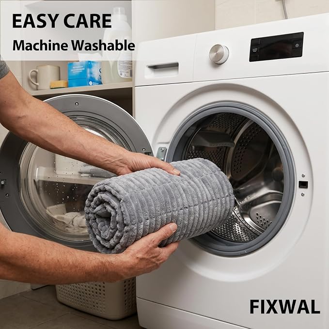 Fixwal Waterproof Flannel Dog Couch Cover, 27.6" x 59", Light Gray | Integrated - Image 6