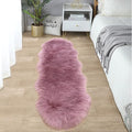 SERISSA 2x6 Fluffy Light Purple Faux Fur Area Rug by SERISSAHomeDecorCollection