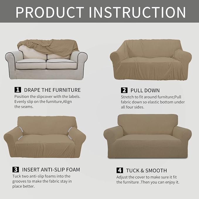 Easy-Going Stretch Couch Covers - Image 5