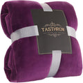 TASTHROW Large Flannel Fleece Throw Blanket, 50×70 Inch | Cozy Lightweight by TASTHROW