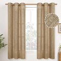 YoungsTex Toffee Linen Curtains 63 Inches Long by YoungsTex
