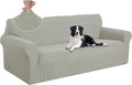 U-NICE HOME Oversized Stretch Couch Cover Slipcover, Taupe | 3 Cushion Sofa by U-NICEHOME