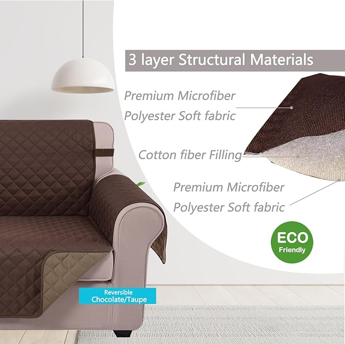 U-NICE HOME Loveseat Sofa Cover - Image 4