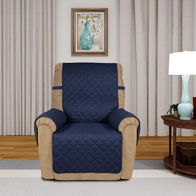 PureFit Reversible Recliner Chair Covers Couch Covers - Image 2