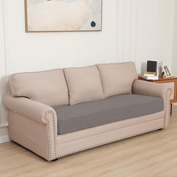 Easy-Going Stretch 1 Piece Couch Cushion Cover - Image 2