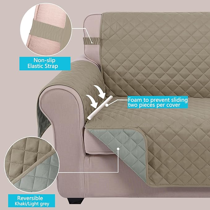 U-NICE HOME Loveseat Sofa Cover - Image 4