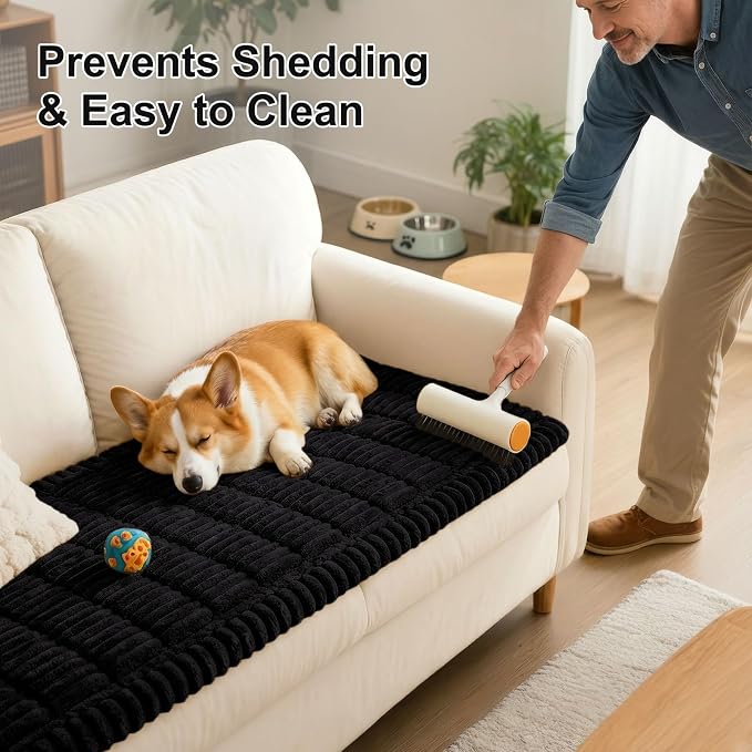 Smiry Couch Cover for Dogs, Non Slip Washable Sofa Protector for Pets | Soft - Image 8