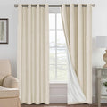 H.VERSAILTEX Curtains for Bedroom Black Out Thermal Insulated Linen Textured by HVERSAILTEX