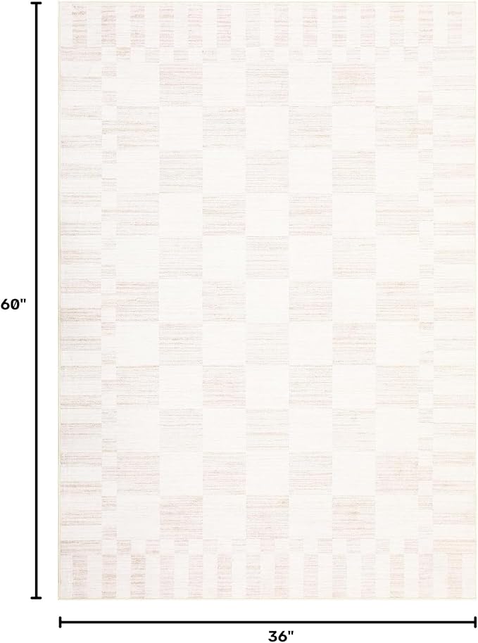 GarveeHome Checkered Rug 3x5 Area Rugs - Image 2