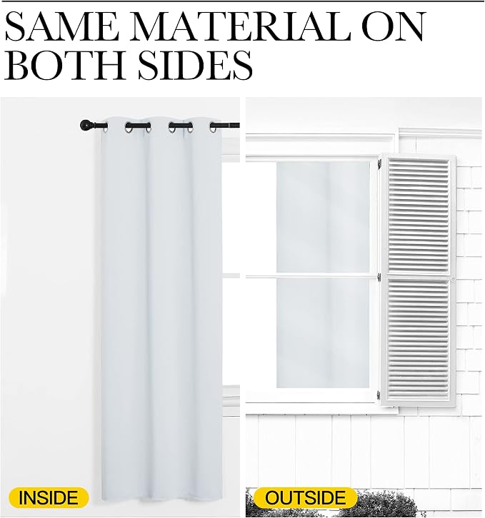 NICETOWN Room Darkening Curtain Panels - Image 5