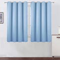 Sky Blue Thermal Blackout Curtains/52 x 54 Inch/Set of 2 Panels Room Darkening by Lemomo