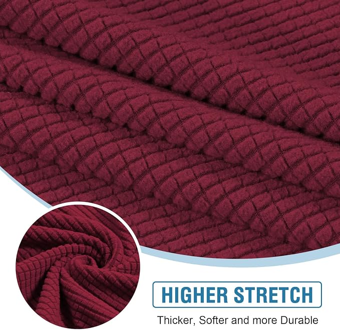 H.VERSAILTEX Sectional Couch Covers 3 Pieces Sofa Seat Cushion Covers L Shape - Image 4