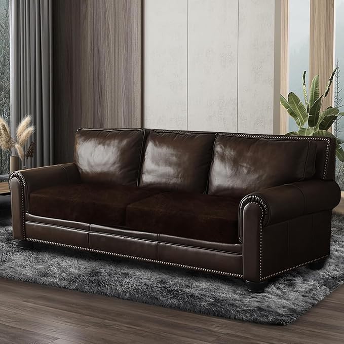 ANARACHON Leather Look Couch Cushion Covers Sofa Seat Slipcovers Sets Couches - Image 8