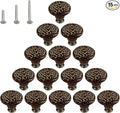HUAMULAN 15 PCS Cabinet Knobs Glossy Ceramic Dresser Mushroom Table Drawer Cupboard Pull Furniture DIY Wardrobe Solid Color Vintage Handle,with 3 Size Mounting Screws