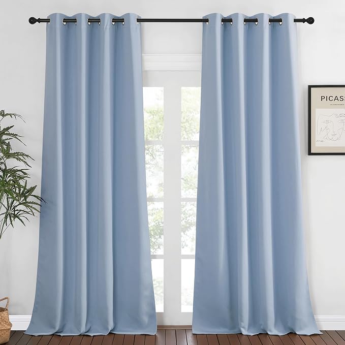 NICETOWN Blackout Curtains 120 inch Length by NICETOWN