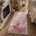 EasyJoy Faux Sheepskin Rug, Fluffy Faux Fur Rug, Ultra Soft Shag Area Rug by EasyJoy