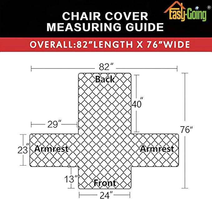 Easy-Going Reversible Couch Cover, Small Chair, Chocolate/Chocolate | Machine - Image 5