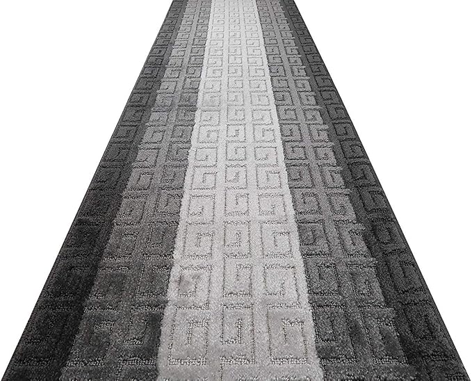 10 Ft Gray Hallway Runner Rug, Non Slip Washable, Kitchen & Entryway | 2'2" x - Image 4