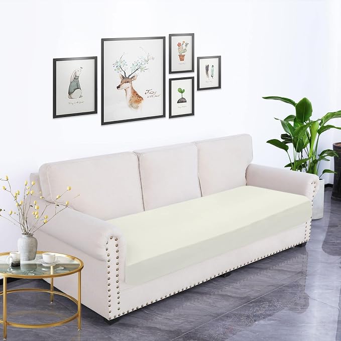 Waterproof Couch Cushion Covers, Stretch Sofa Seat Slipcovers | Stretch Fabric - Image 7
