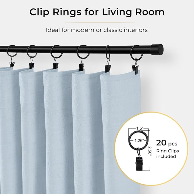 INOVADAY 100% Blackout Curtains - Image 5